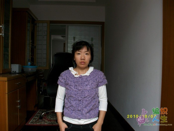 韩版横织短毛衣