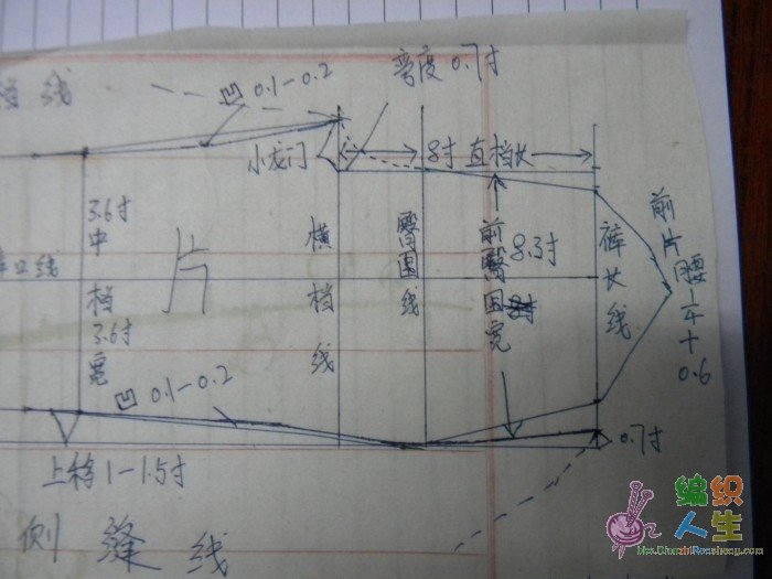 女裤的裁剪法1前片