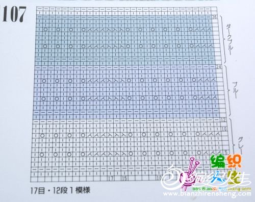 69 棒针编织作品秀 69 2011年-2013年归档 69 浅蓝色凤尾花堆领