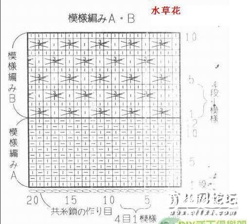 水草花编织方法