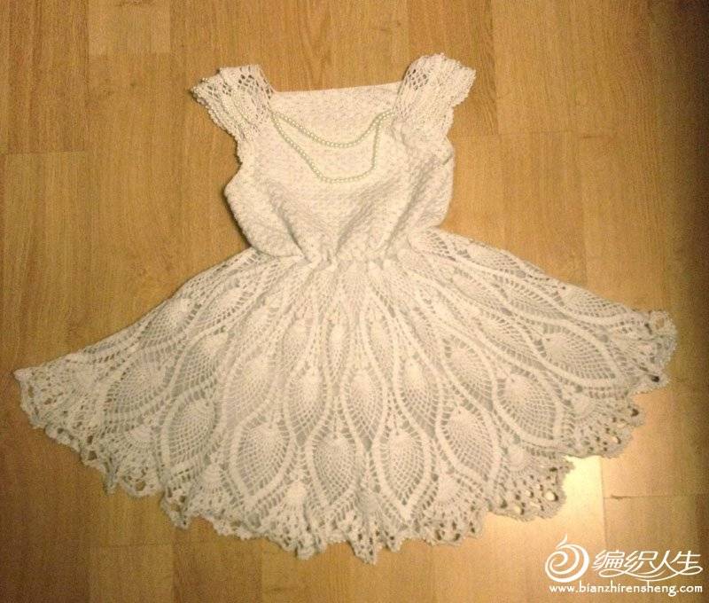给女儿的六一礼物-公主裙_儿童毛衣(钩针)_编织人生