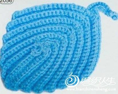 怎么钩树叶图片