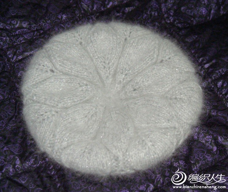 鱼骨针的织法图解; 姝婳:花岗岩色叶子花帽一对; 树叶花的织法图解