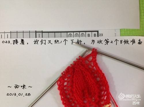 红叶披肩（附海量图解，让新手编织不再难）