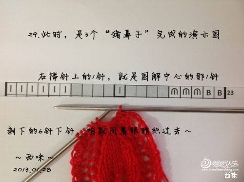 红叶披肩（附海量图解，让新手编织不再难）