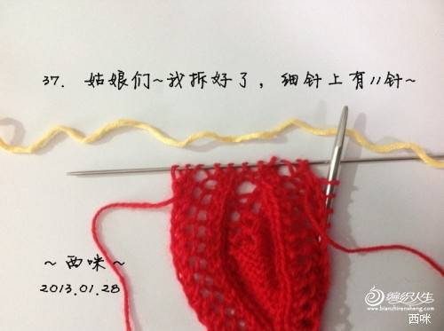 红叶披肩（附海量图解，让新手编织不再难）