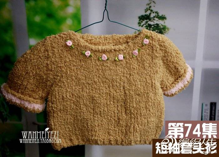 我的笔记本做视频一做就是十几个小时。一直以为视频大所有慢。前天花了七千大洋买了一个台式机,结果发现,原来2个小时就能做完的事,我以前要做10多个小时。我真是落伍了。 【编织需要用的线】直径30cm-34cm的衣服,需要用4球主色+半球辅色 直径在34cm-40cm的衣服,需要用5球主色+半球辅助色 (主色和辅色都可以在叶子绒毛线区选购别的颜色自行搭配) 【编织所需要的全部工具】:毛衣针2对,记号别针1包,缝衣针。如果需要粘花,需要买喜欢的花朵+胶棒。