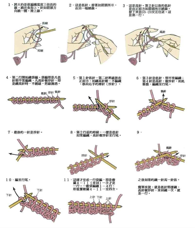 围巾的织法,怎么织围巾