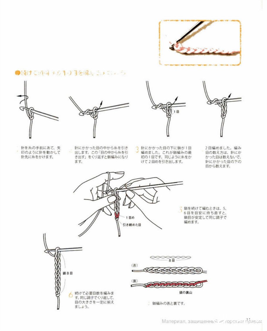 钩针起针的图示,适合辩子针起针