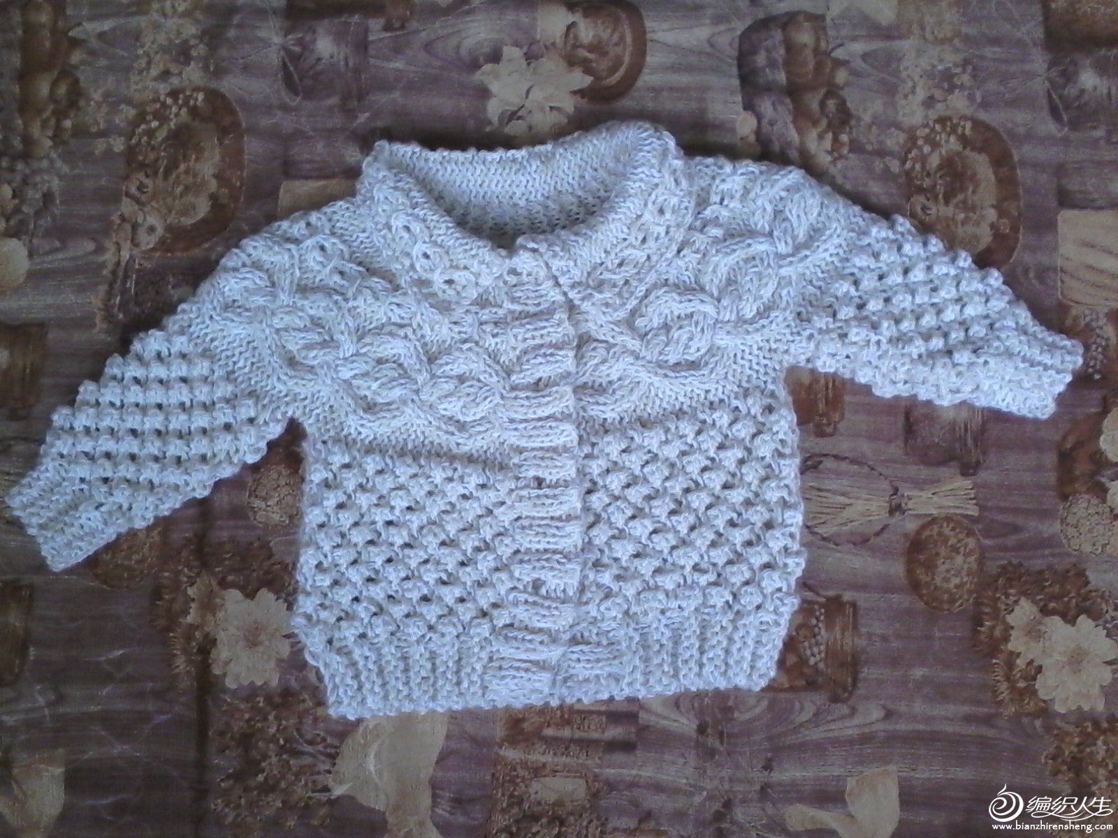 宝宝开衫毛衣简单织法,编织人生婴儿毛衣 - 伤感说说吧