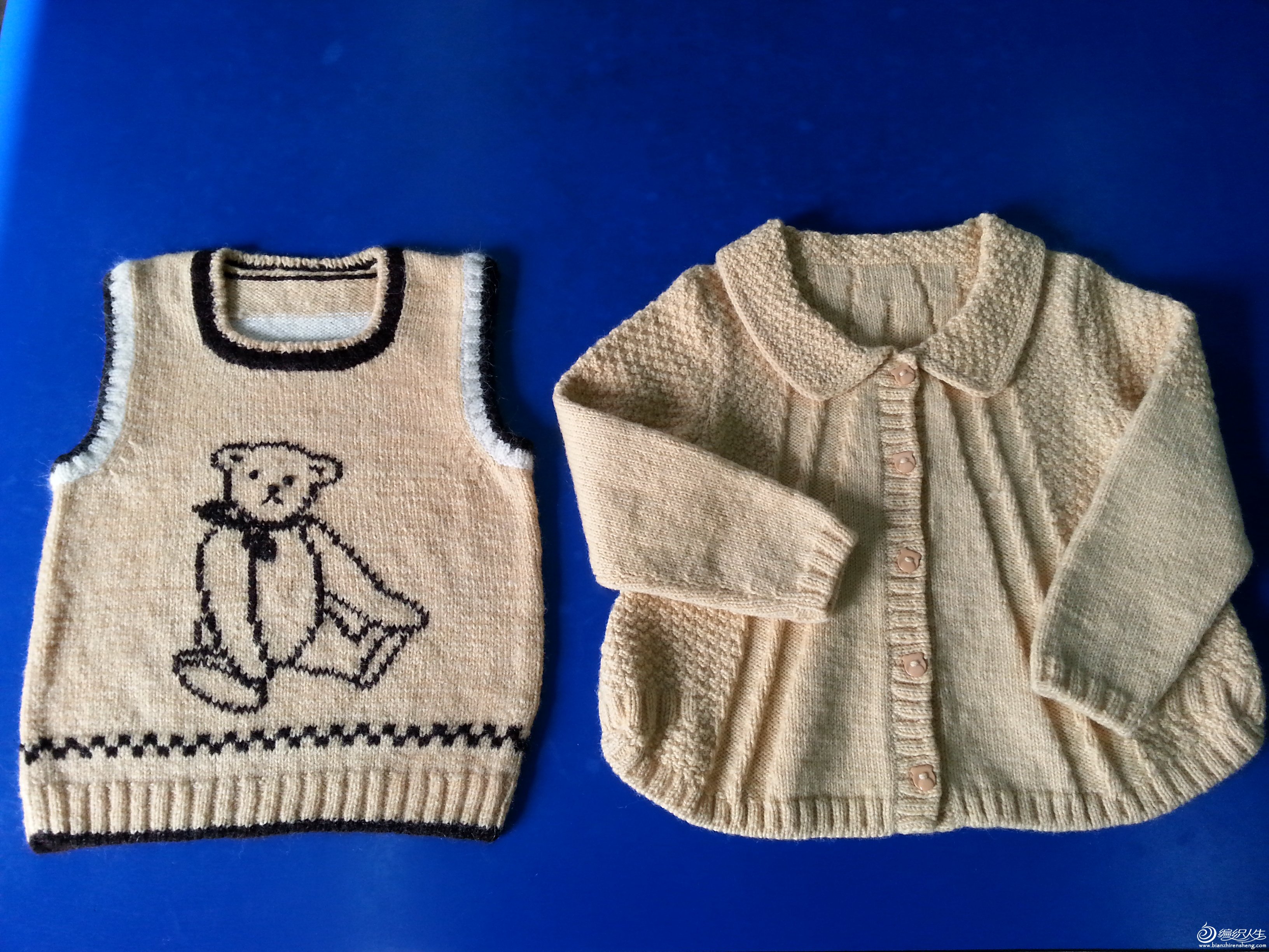 从上往下织儿童基础款圆领毛衣 -编织教程-编织人生