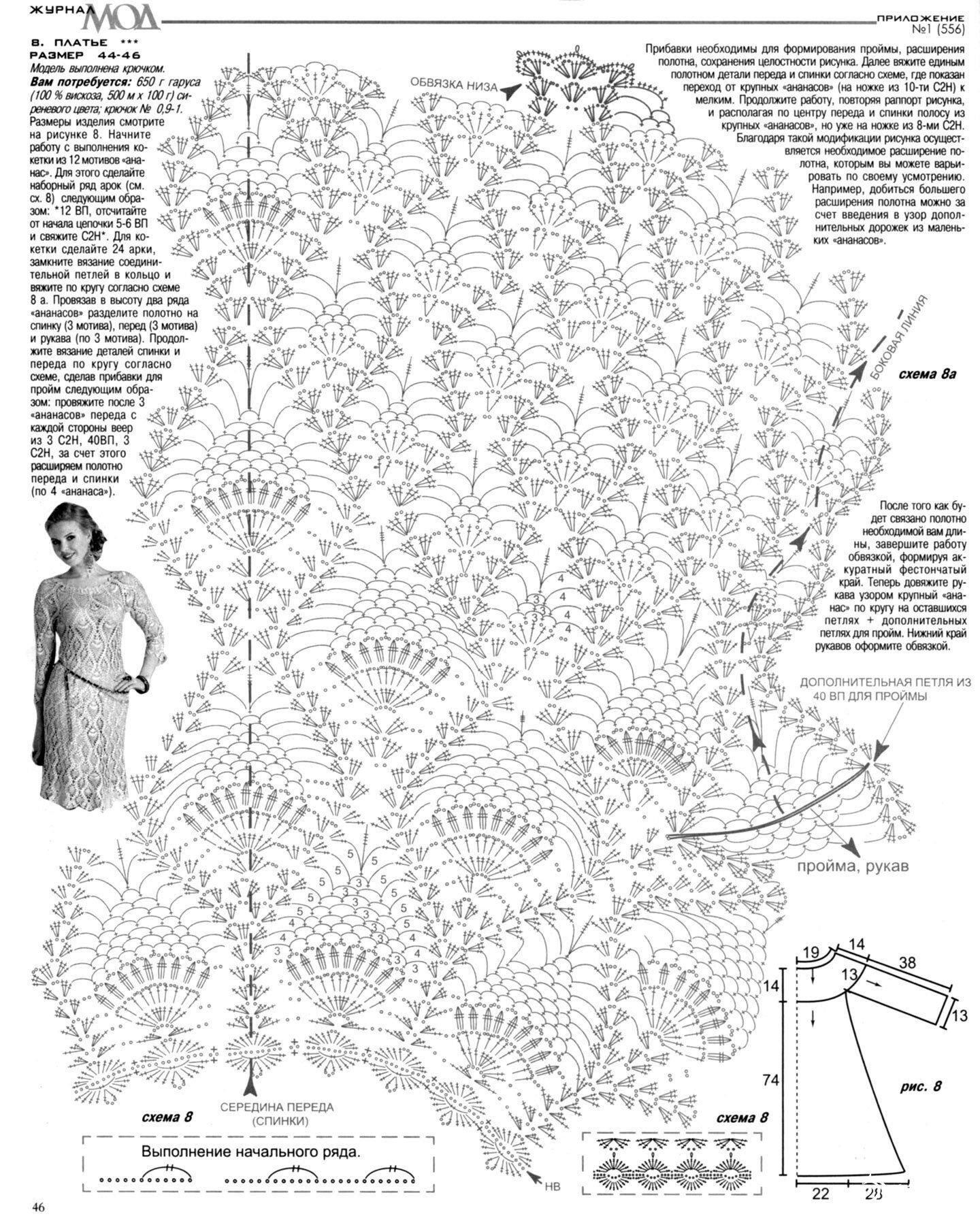 [裙装] 【夏天手工】——"鸢尾萝"精致菠萝裙 附前后差的过程图