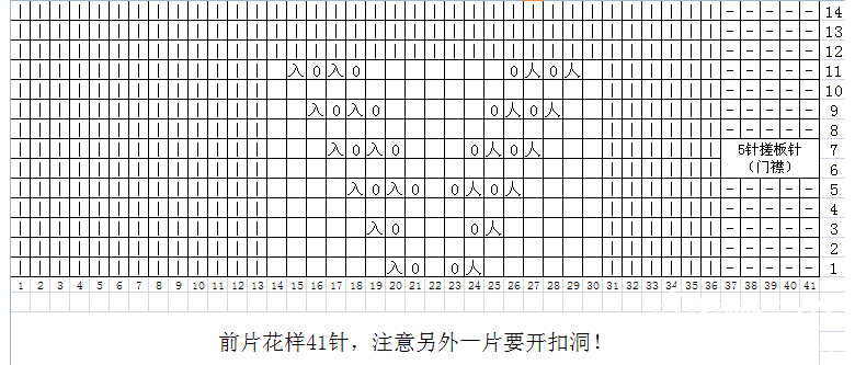 棒针镂空花样