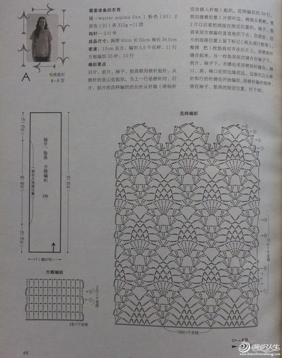 女士钩衣图解