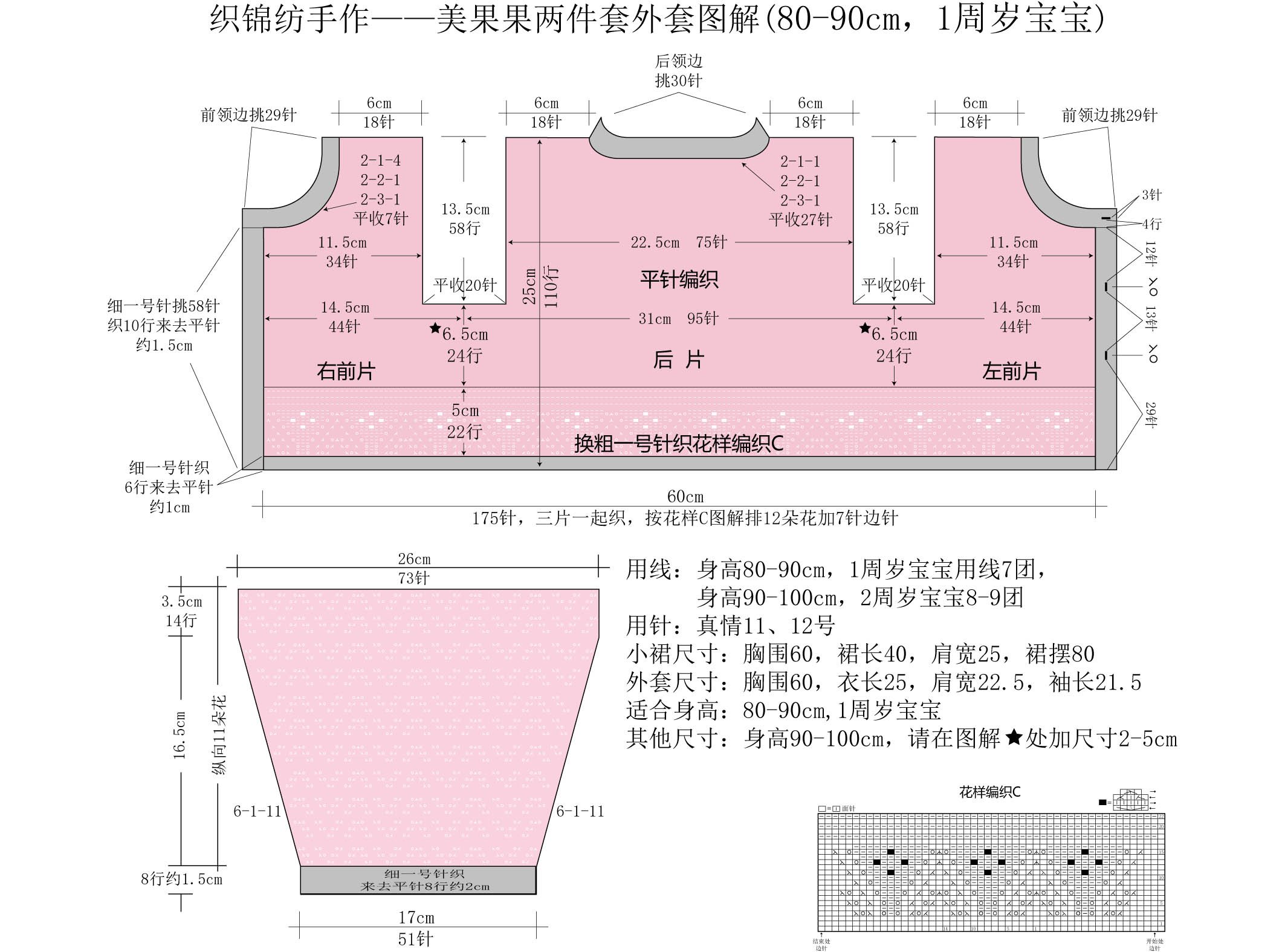 婴幼儿毛衣图解