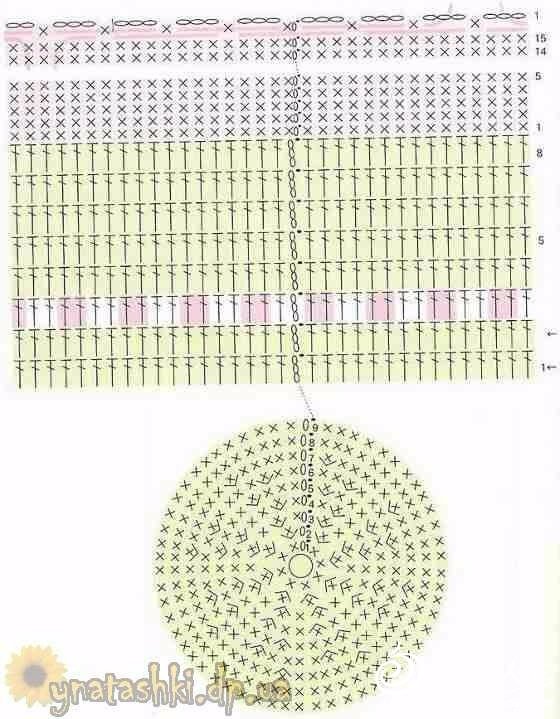 钩针水杯套图解