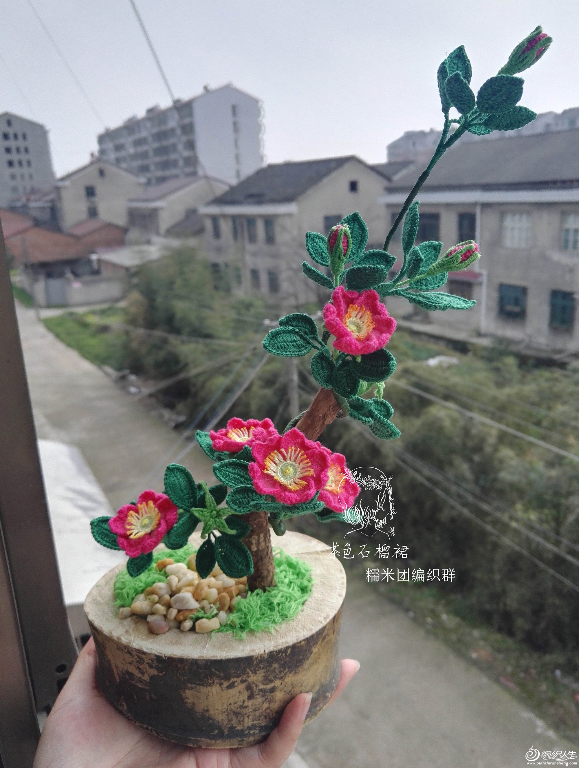 毛线钩花