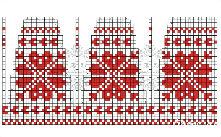 毛衣提花图案