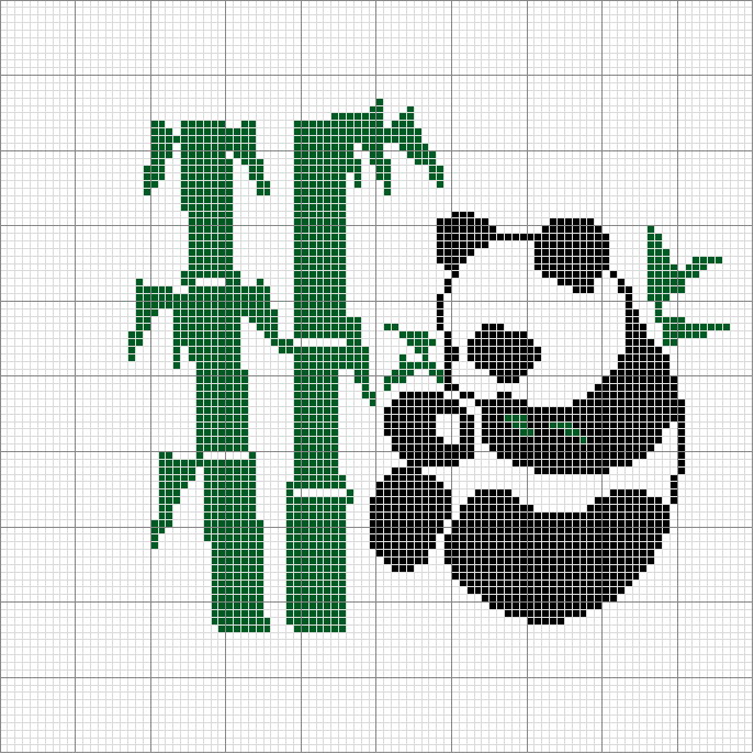 编织图案,好多呀,快进来看看,都是我的收藏,分享一下; 【转载】熊猫