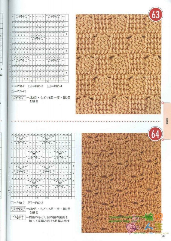 Tunisian Crochet 100 Patterns 035.JPG