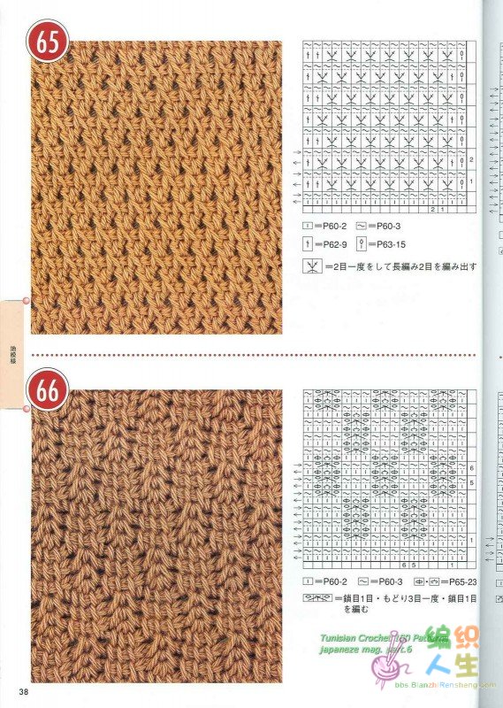 Tunisian Crochet 100 Patterns 036.JPG