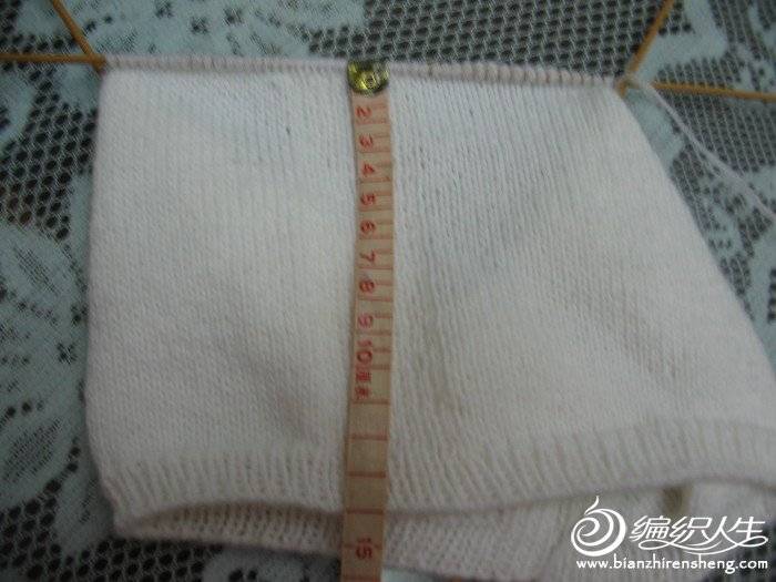 我给孙宝宝编织的毛衣（8）-再织连边小背心，有编织方法