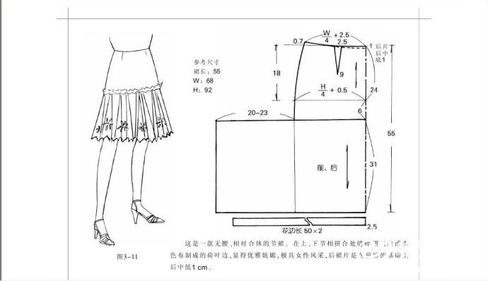 转载 服装裁剪 半身裙裁剪图 整书上传