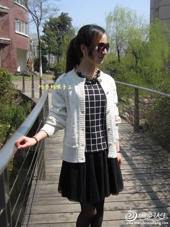 [开衫] 【巧手妈咪】-----雪莲-----白色开衫外套