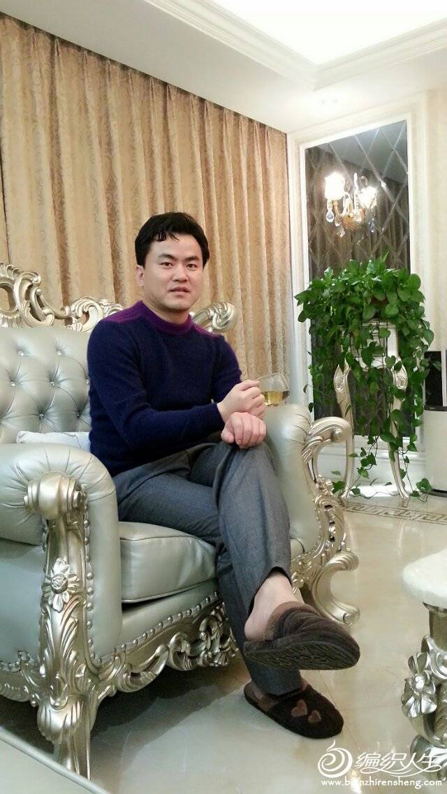 男士棒针毛衣