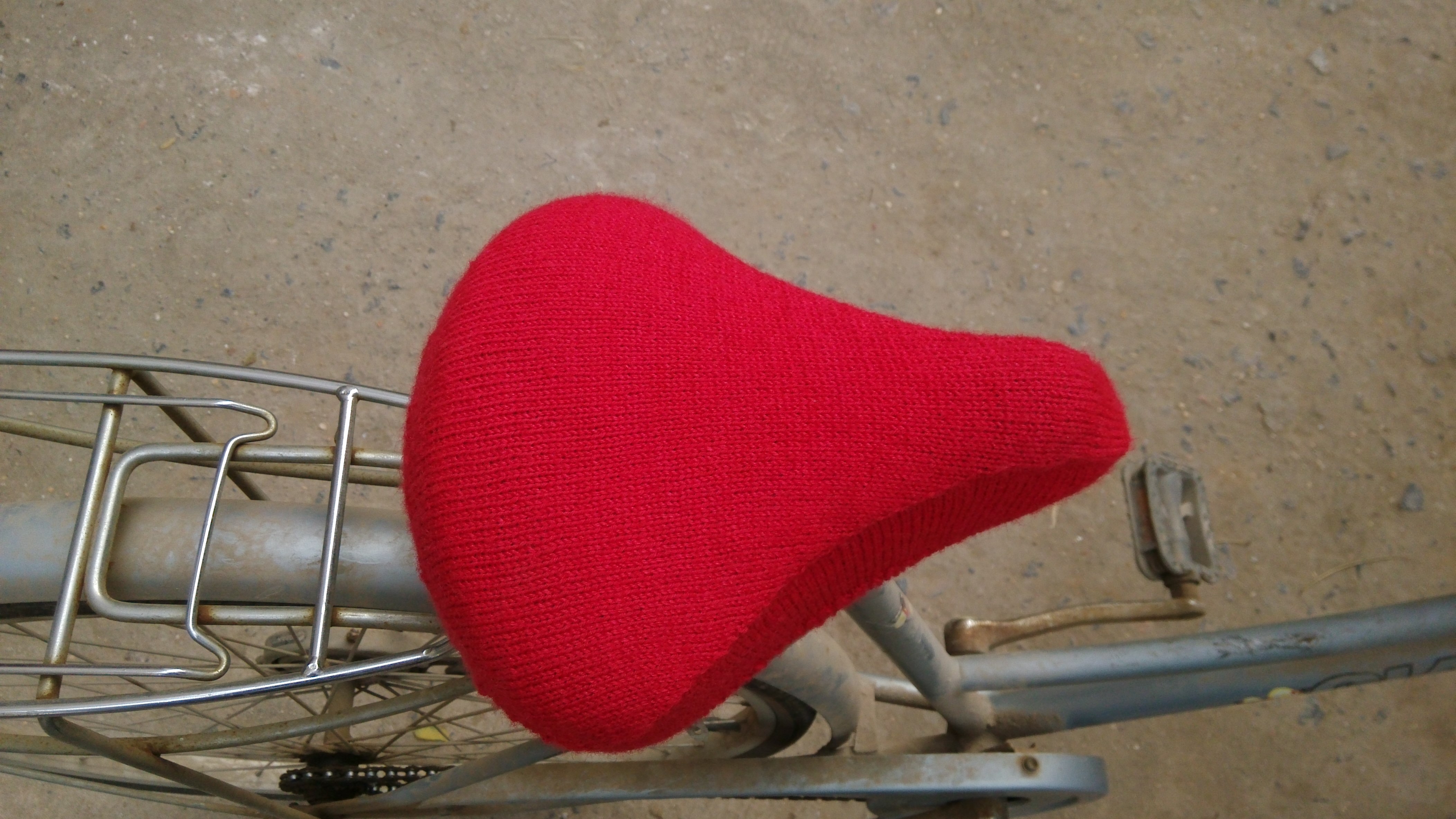 【新提醒】我织的自行车座套(有编织说明)