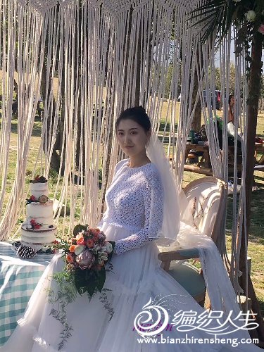 婚纱钩织_钩织婚纱图解(3)