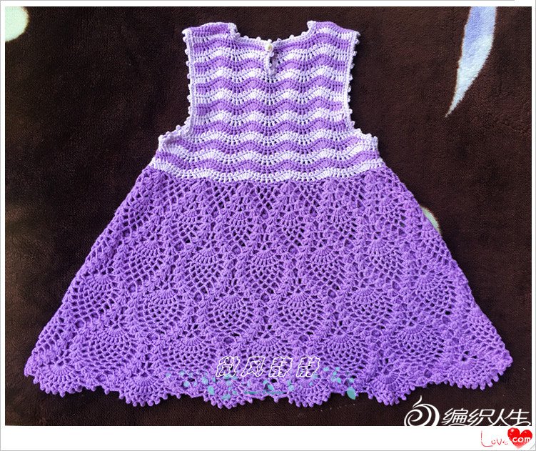 凤尾裙的编织方法图片