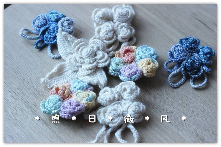 钩针胸花