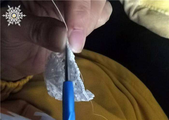 〖时间〗0.35mm钩针+1股100号DMC蕾丝线钩曼陀罗小花样（附图解）