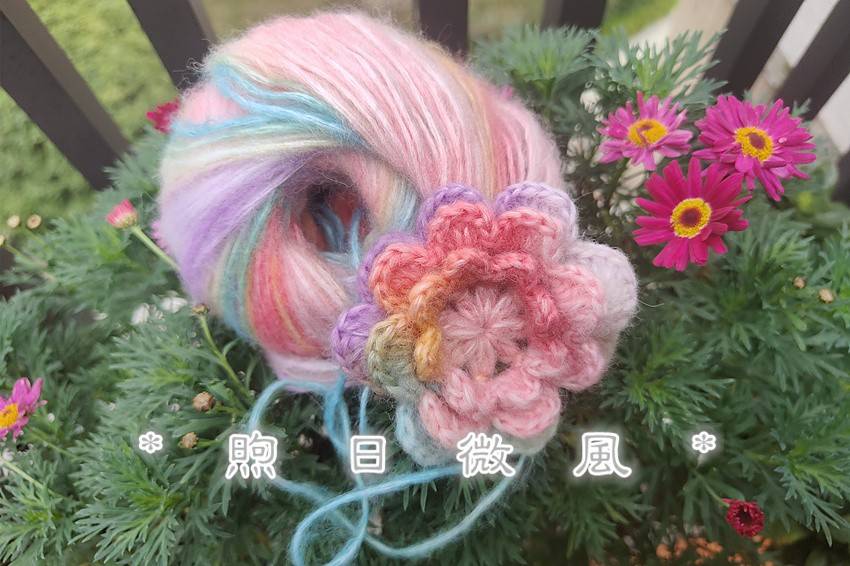 *煦日微风*乙巳小雪的小欢喜。花朵小围脖