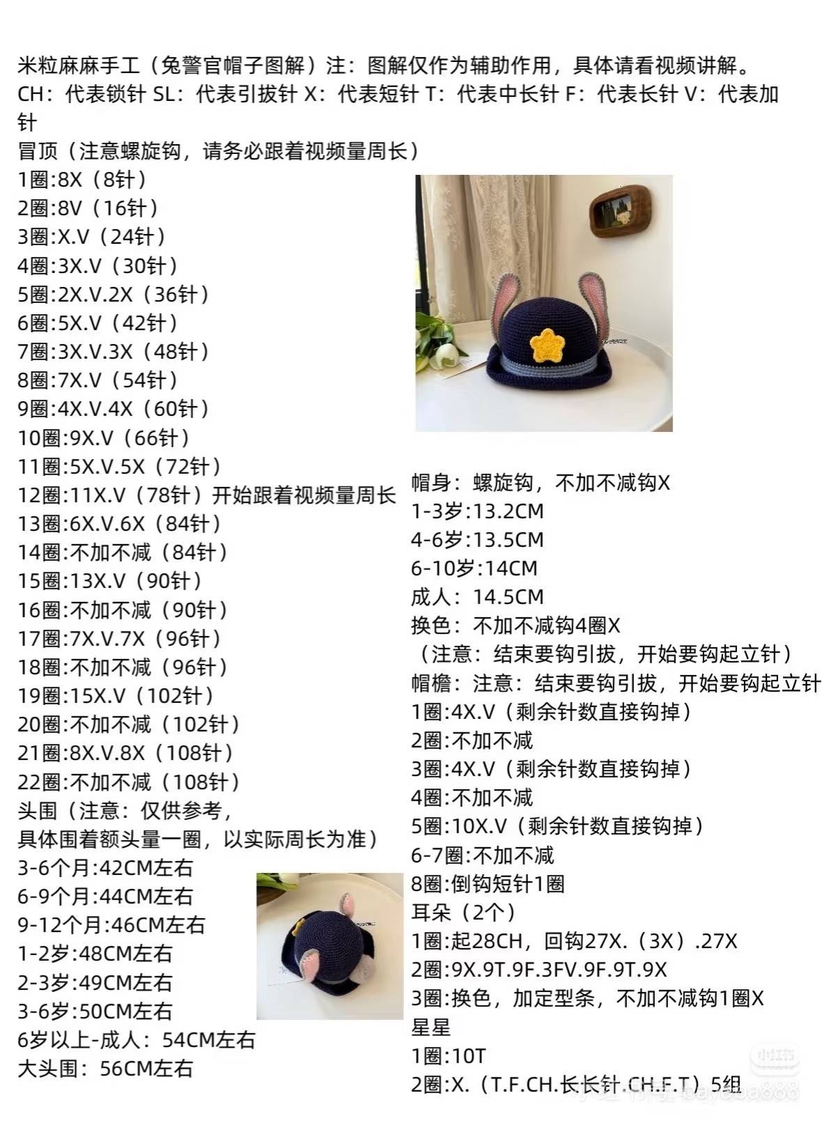 冬季一抹绿g~疯狂动物城之兔警官帽