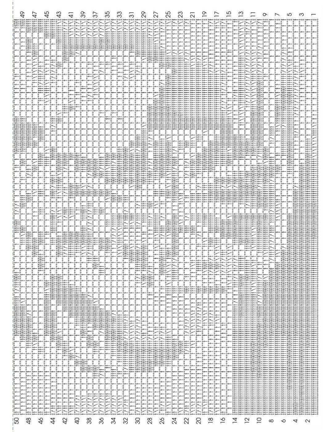 〖时间〗0.4mm钩针+1股100号DMC蕾丝线钩像素描画的玫瑰图案方眼蕾丝（附图解）