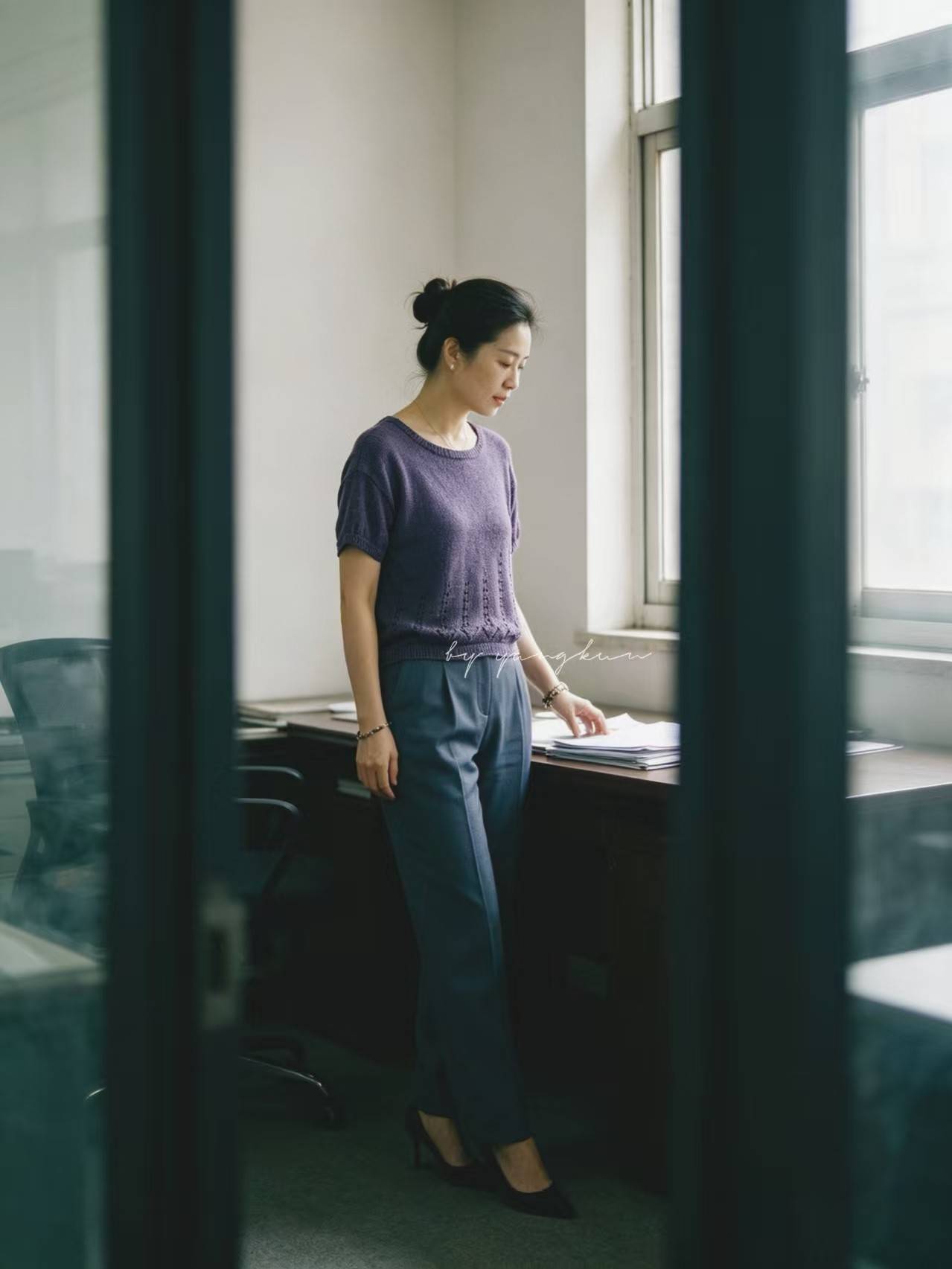 女士棒针夏季短袖