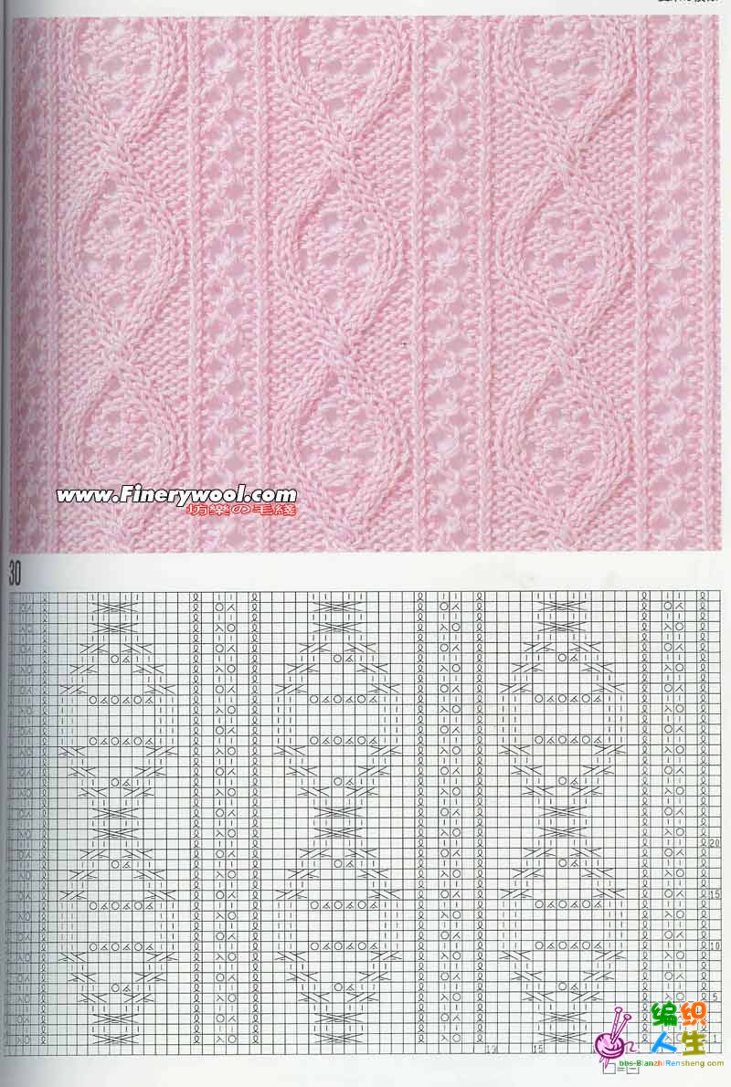 独特麻花织法教程图片