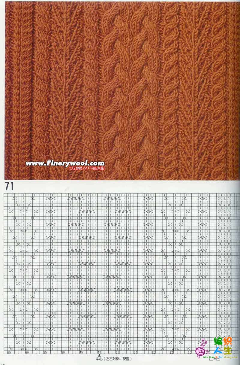 14针的麻花织法图片